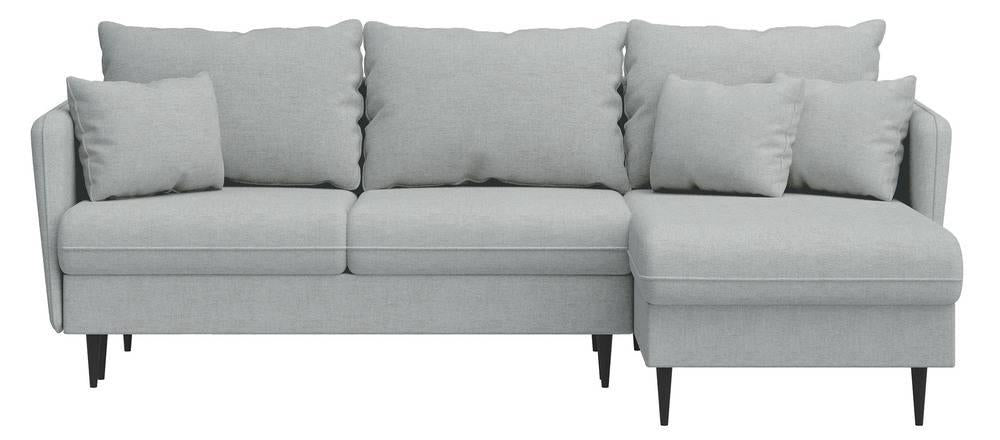 Selsey Design Sion hoekbank links|rechts chenille met slaapfunctie