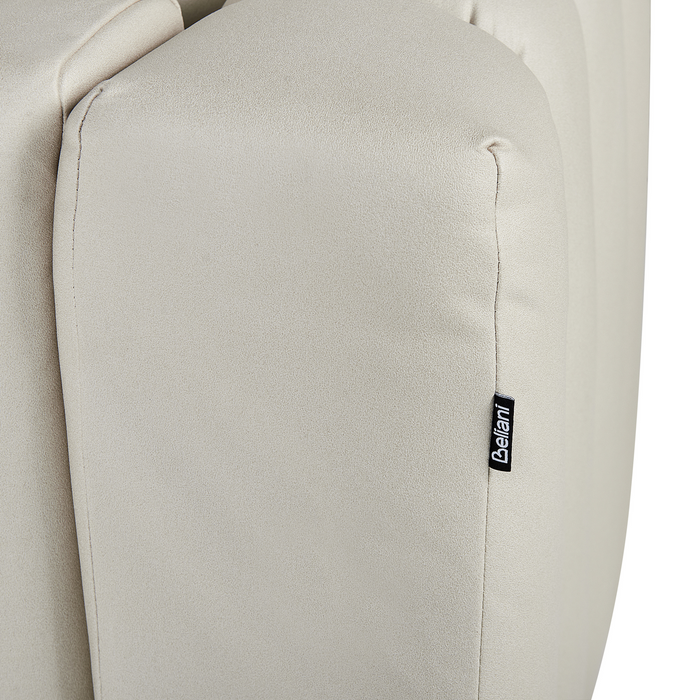 Beliani-LANNILS-Chaise longue-Gebroken wit-Rechts-Vegan kunstleer