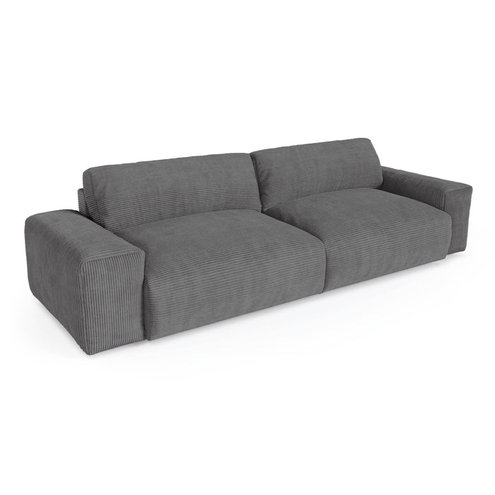 Sofa 4 zits corduroy crème 240cm