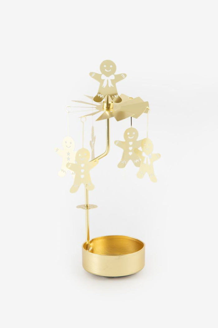 Sissy-Boy Waxinelichtdraaier met koekenmannetjes