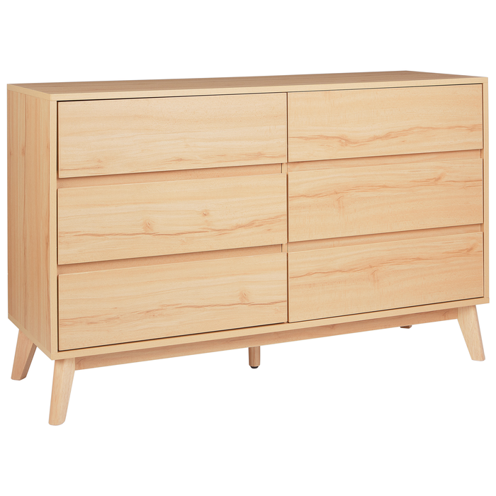 Beliani - SARDIS - Dressoir - Lichthout - Spaanplaat