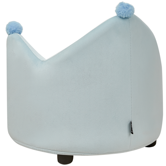 Beliani - VEGA - Kinderstoel - Lichtblauw - Fluweel