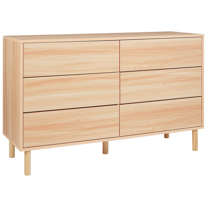 Beliani - SHARPE - Dressoir - Lichthout - Spaanplaat