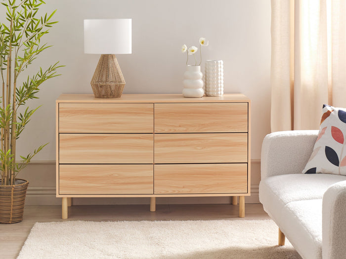 Beliani - SHARPE - Dressoir - Lichthout - Spaanplaat