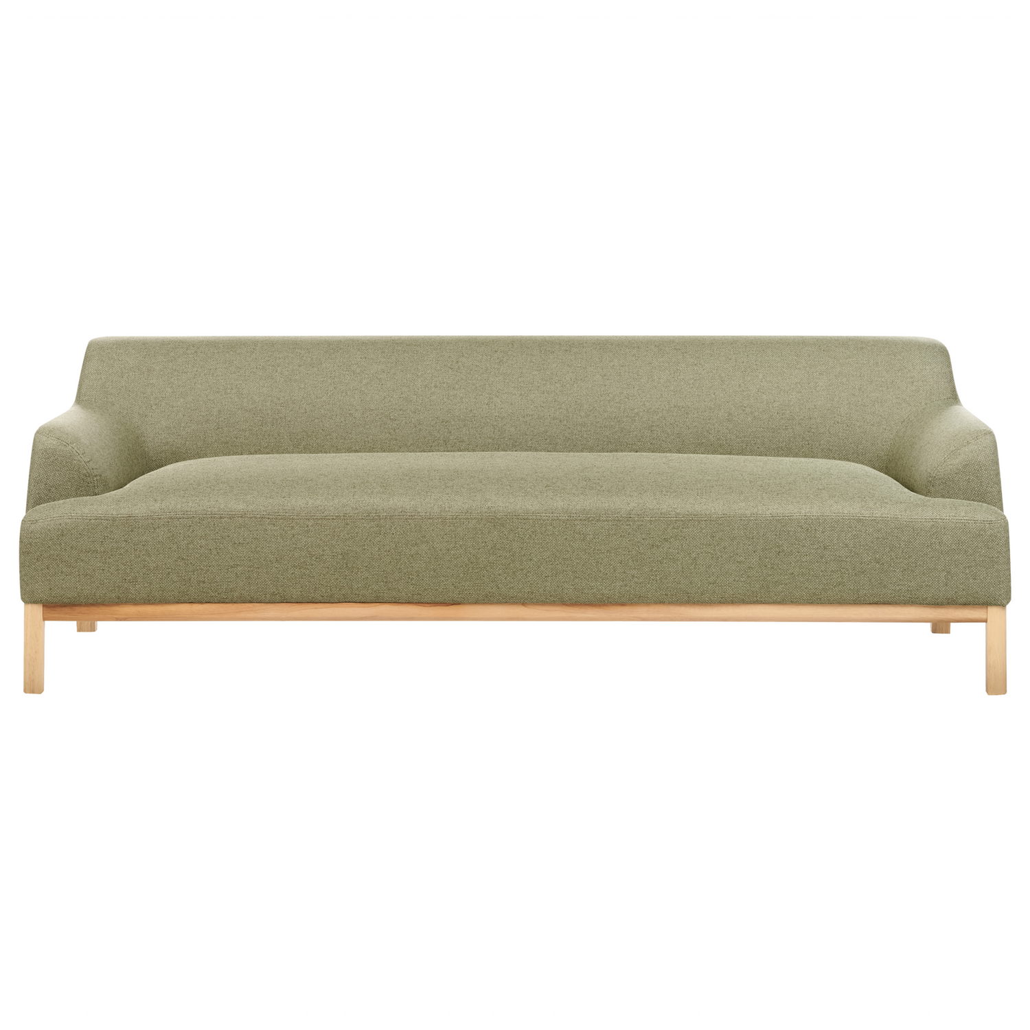 Beliani - SOSJO - Driezitsbank - Olijfgroen - Polyester