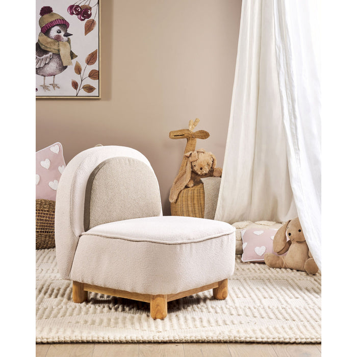 Beliani - FABORG - Kinderstoel - Beige - Polyester