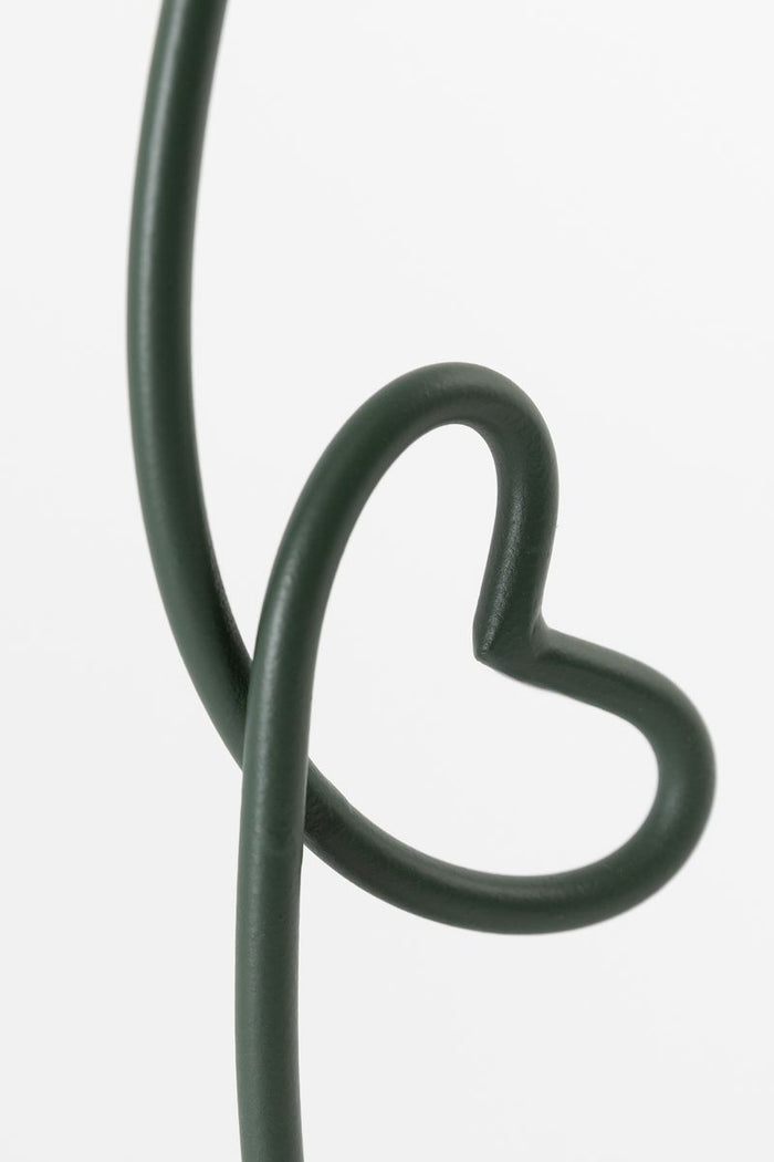 Sissy-Boy Donkergroene kandelaar met hart