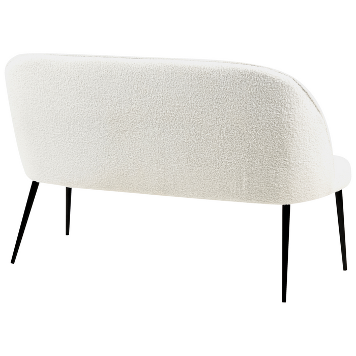 Beliani - OSBY - Tweezitsbank - Wit - Bouclé