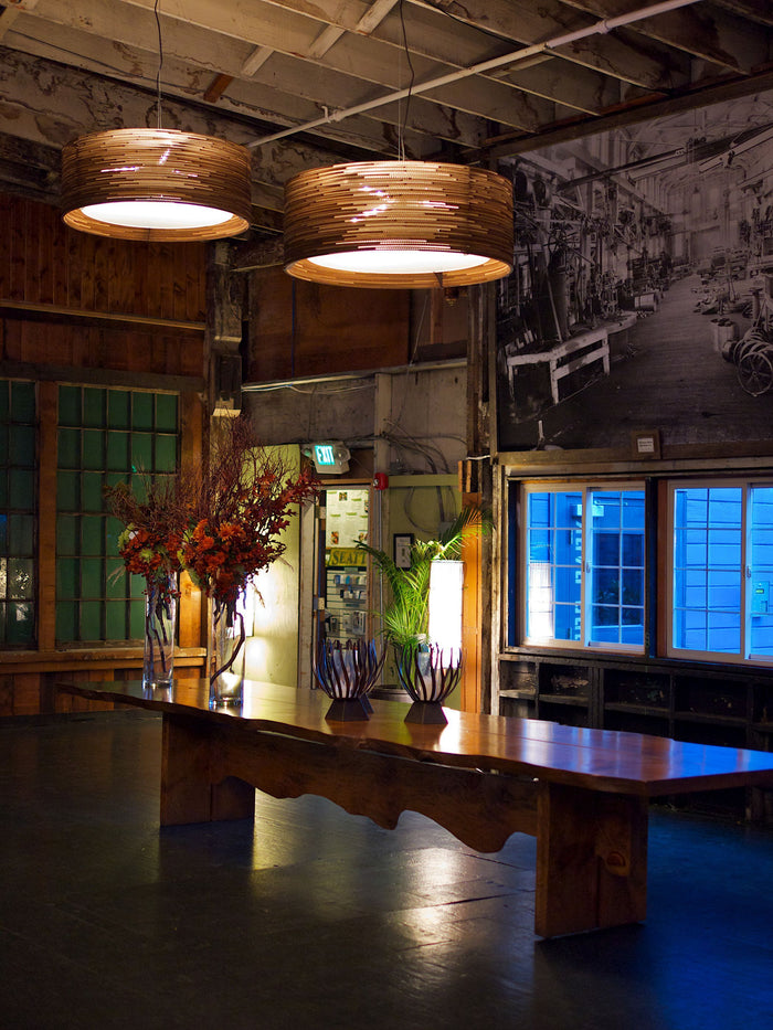 Scraplights Drum 24 hanglamp Ø61 naturel