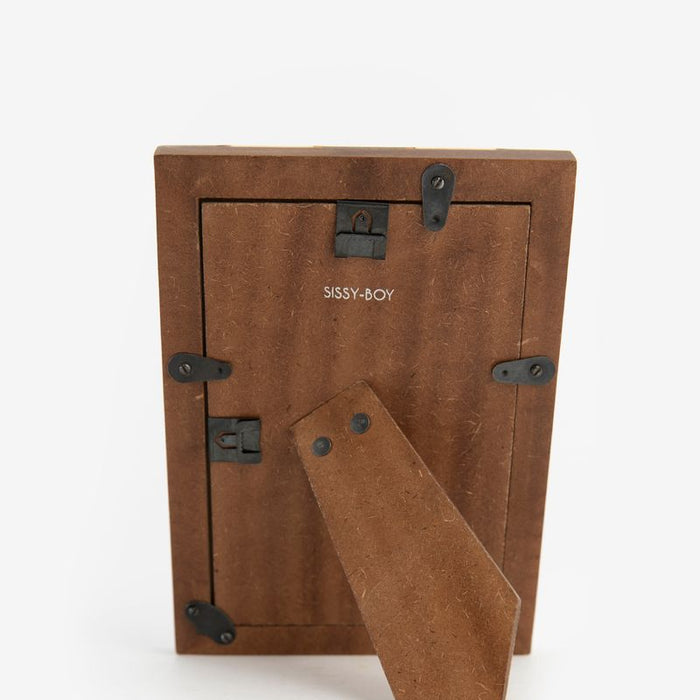 Sissy-Boy Oranje fotolijstje met checker rand