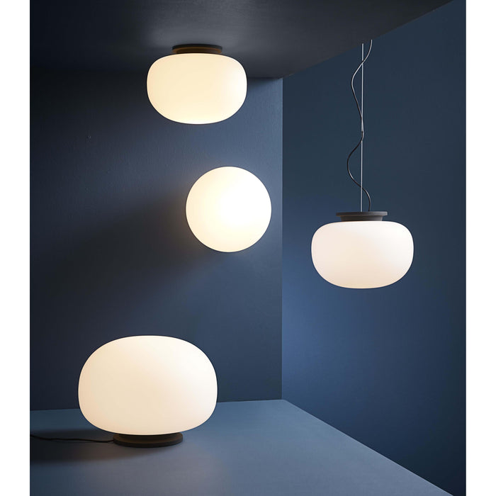 Frandsen Supernate wandlamp Ø38 opal white|black