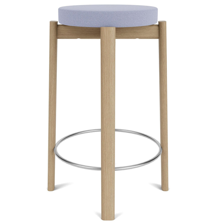 Audo Copenhagen Passage barkruk H66 naturel eiken Vidar Purple