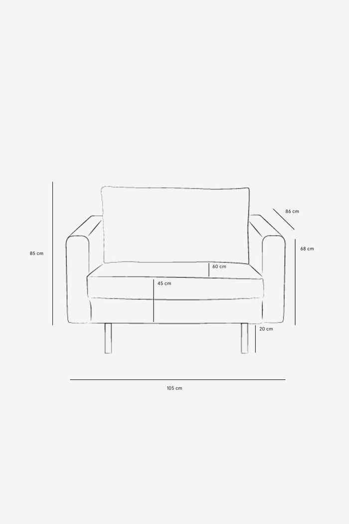 Sissy-Boy Amsterdam leer outside loveseat bruin