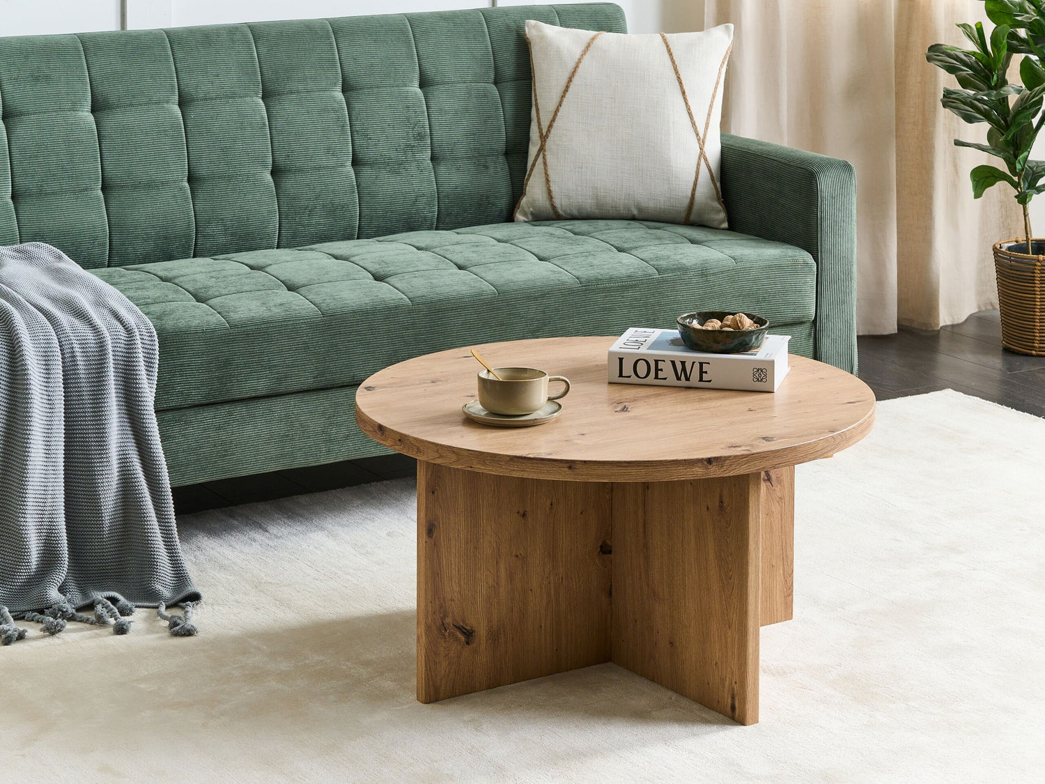 Beliani - STANTON - Salontafel - Lichtbruin - Hout