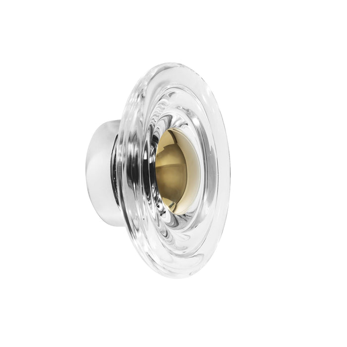 Tom Dixon Press wandlamp LED mini Ø21.5 transparant