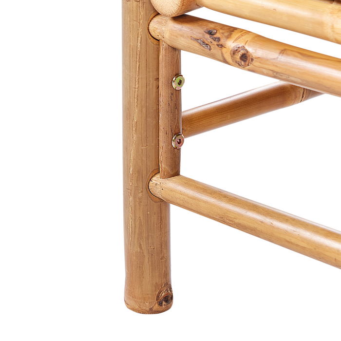 Beliani - CERRETO - Salontafel - Lichthout - Bamboe