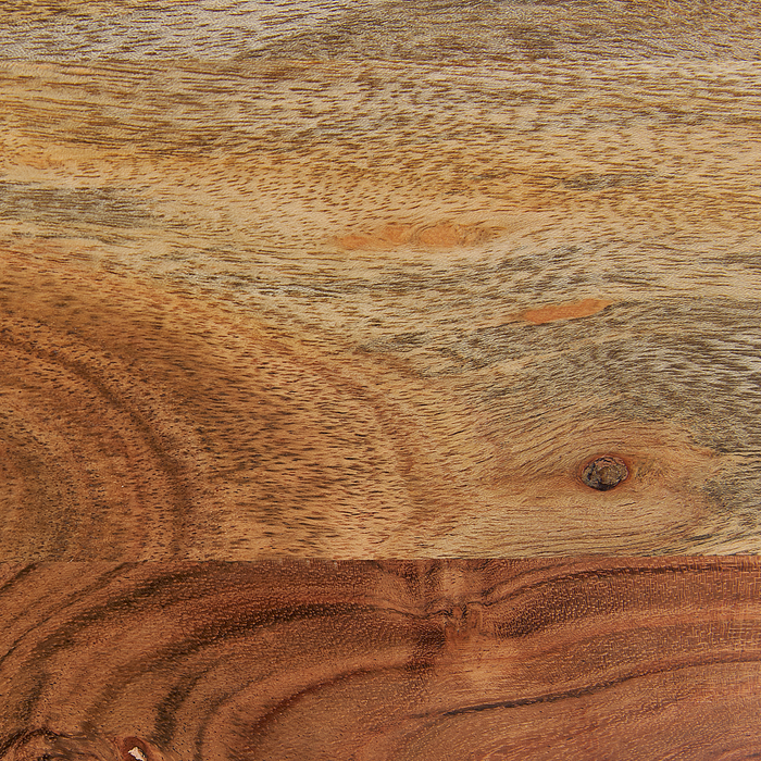 Beliani - OASIS - Bijzettafel - Zwart|Bruin - Hout