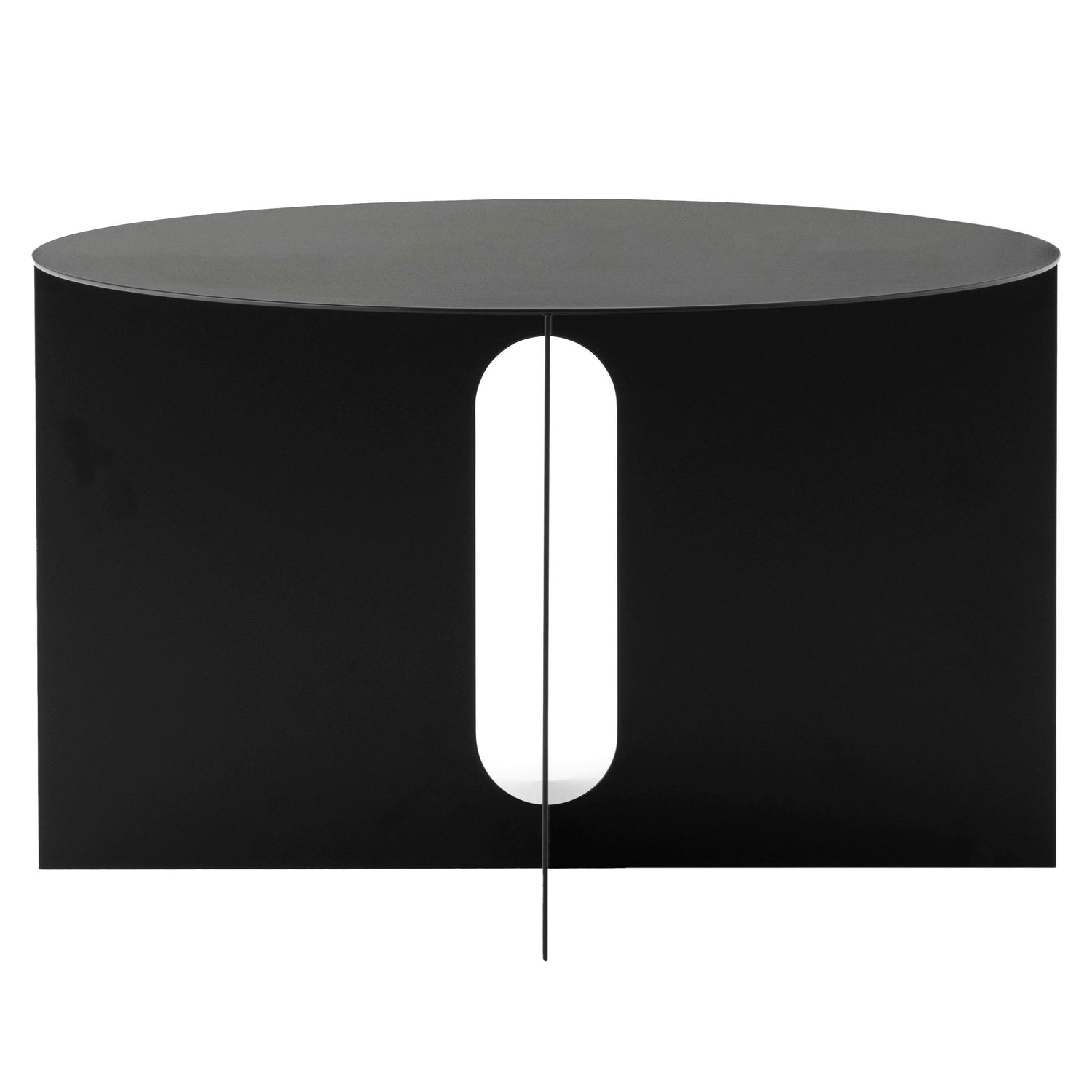 Audo Copenhagen Androgyne bijzettafel Ø63 zwart staal