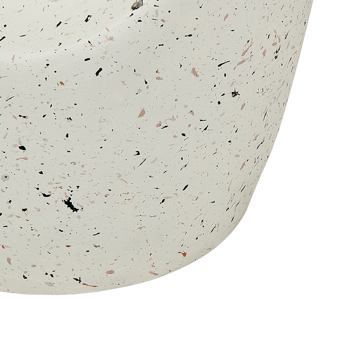 Beliani - EDOLO - Bijzettafel - Terrazzo - Lichtbeton