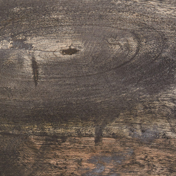 Beliani - MARNOO - Bijzettafel - Donkerbruin - Mangohout