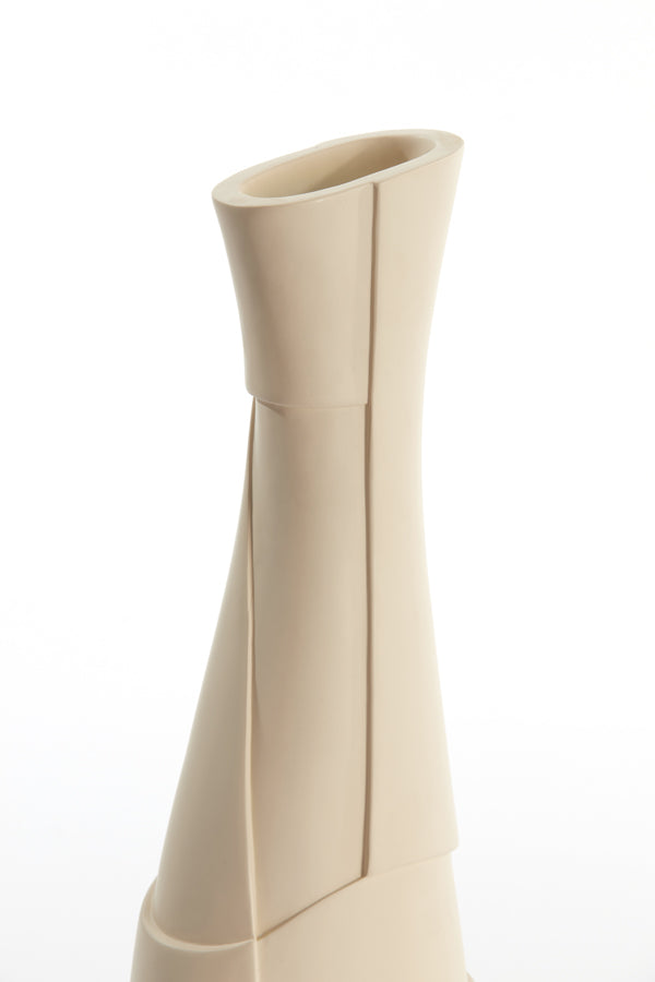 Light&living Vaas deco 15x9,5x40 cm JEWO crème