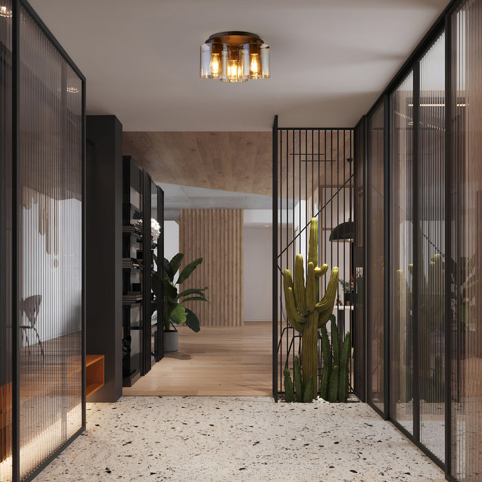 Searchlight Sweden Plafondlamp - Mocha