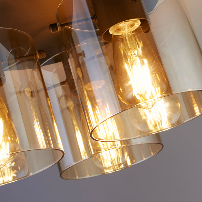 Searchlight Sweden Plafondlamp - Mocha