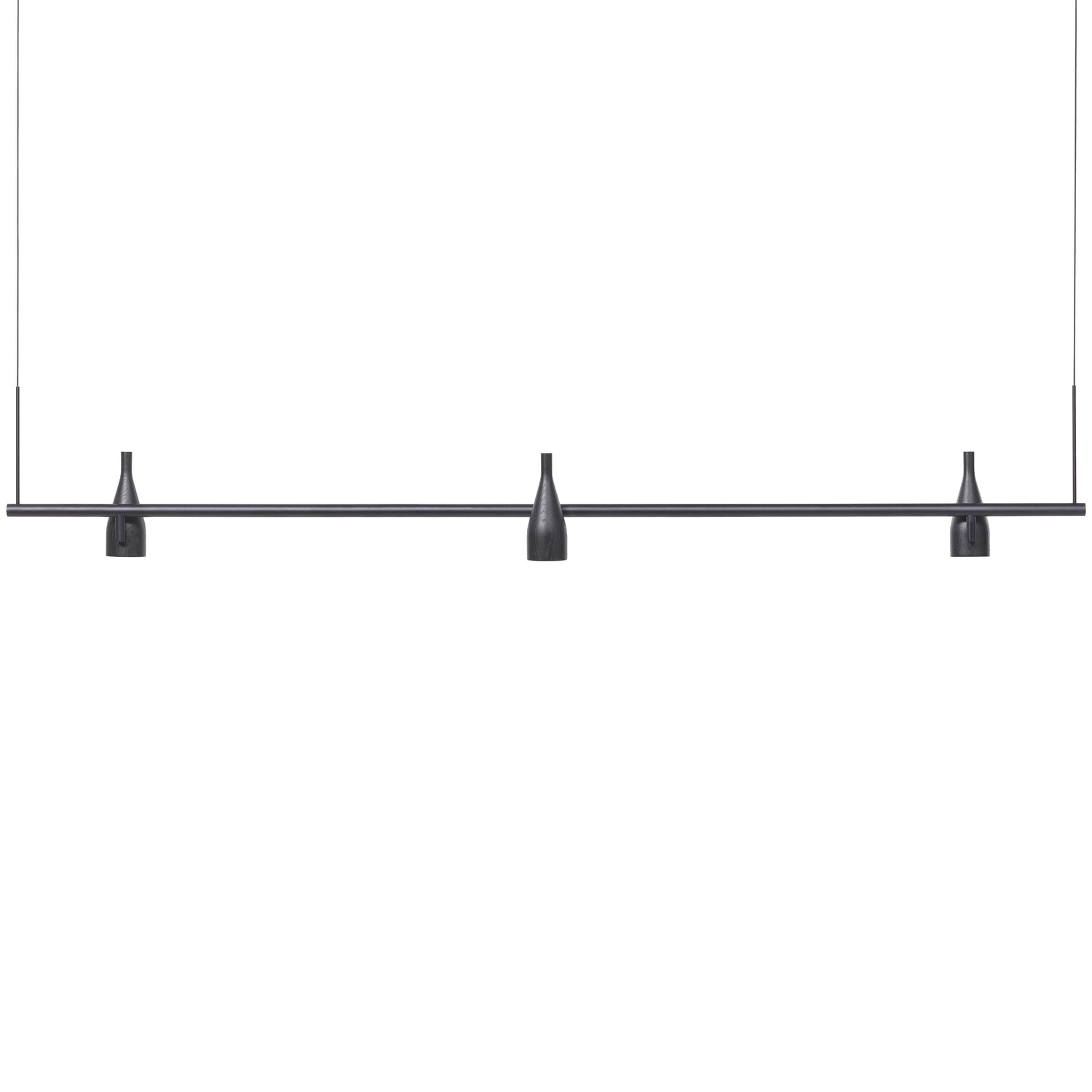 Hollands Licht Timber Line 3 hanglamp LED zwart essen