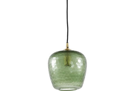 Light & Living Light&living Hanglamp Ø17x22 cm DANITA glas groen+goud
