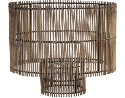 Light & Living Light&living Kap cilinder Ø40x35 cm RODGER bamboe bruin