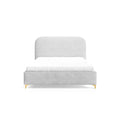 by fonQ Aura Bedframe - 200 x 200 cm - Lichtgrijs