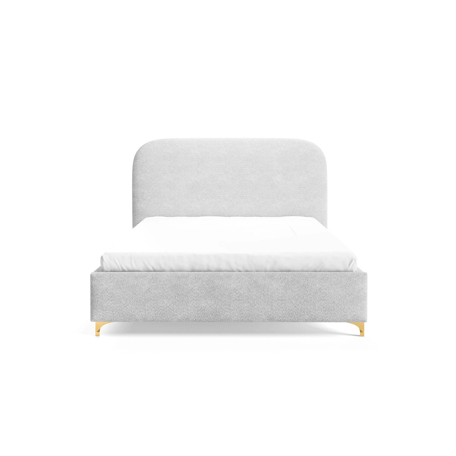 by fonQ Aura Bedframe - 200 x 200 cm - Lichtgrijs