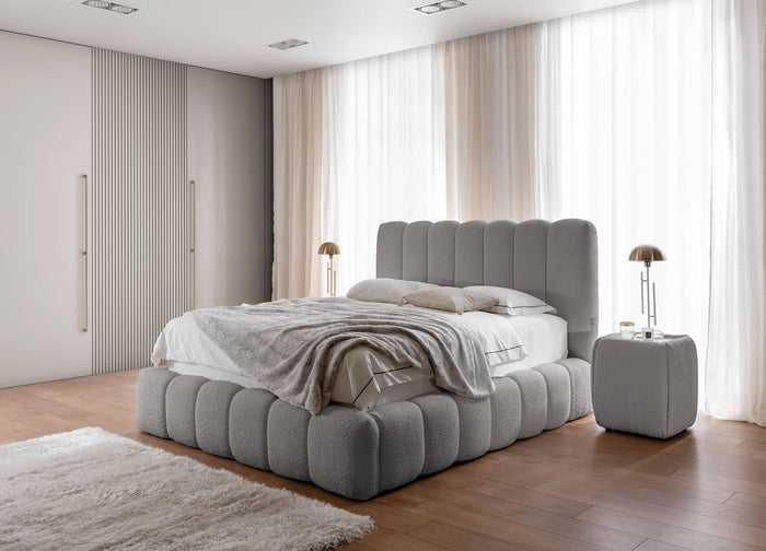 by fonQ Dawn Bedframe - 160 x 200 cm - Lichtgrijs