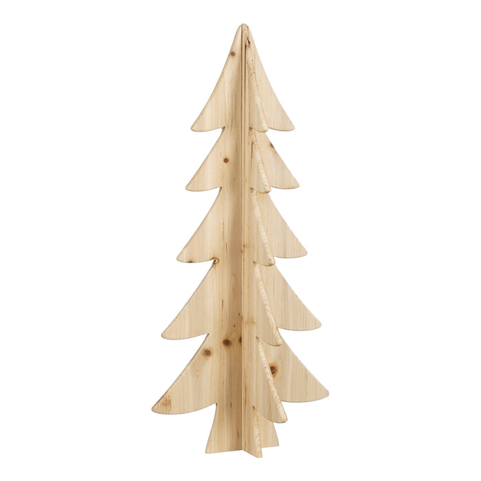 House of Seasons Decoratie Kerstboom - H78 x Ø36 cm - Bruin