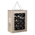 House of Seasons Kerstballen Set - 26 Stuks - Ø7 cm - Glas - Zwart