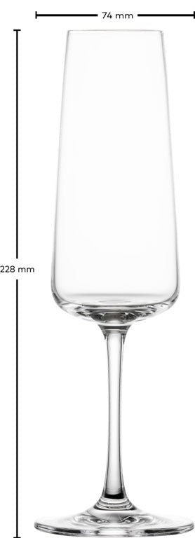 Schott Zwiesel MioVino Champagneflûte met MP 7 - 0.26Ltr - 4 glazen