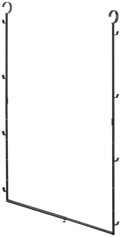 Yamazaki 2-laags Uitschuifbaar Kledingrek - Smart - Zwart