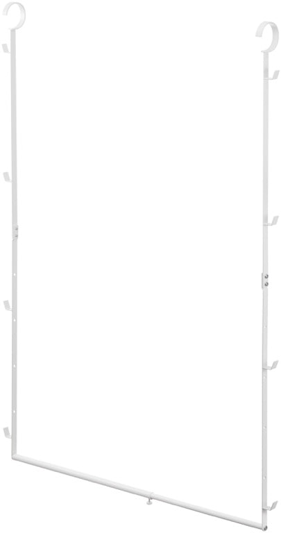 Yamazaki 2-laags Uitschuifbaar Kledingrek - Smart - Wit