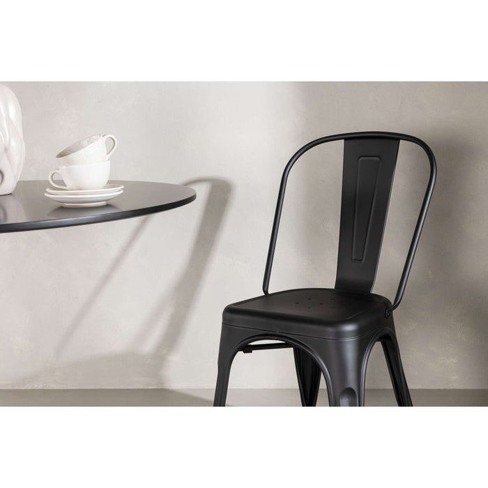 Venture Home Tempe Stoel 53 x 85 x 45 - Zwart - 4-pack