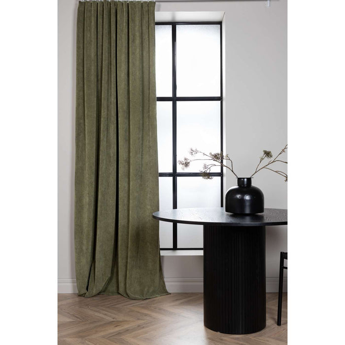 Venture Home Elma Gordijn 290x140 - Mosgroen