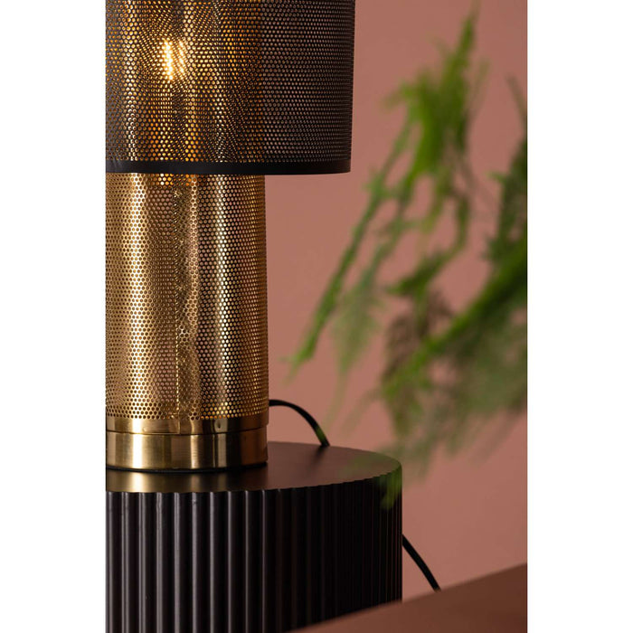 Venture Home Gap Tafellamp 25x25x39 - Zwart