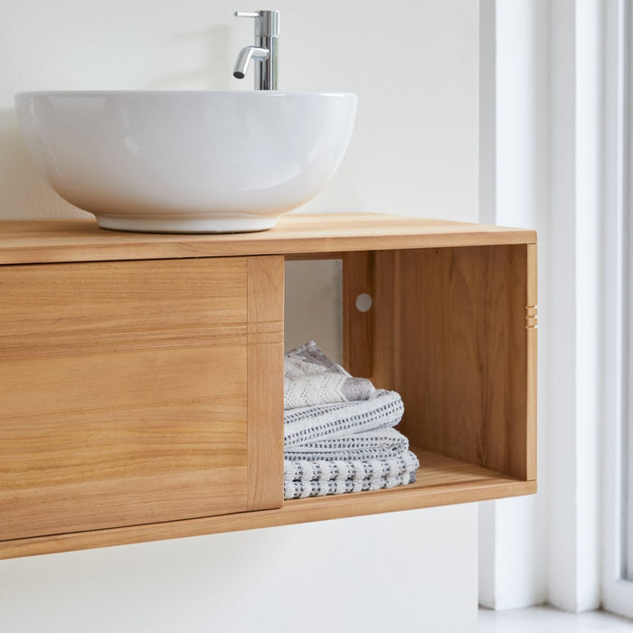 Tikamoon - Basic - Badmeubel in massief teak 140 cm