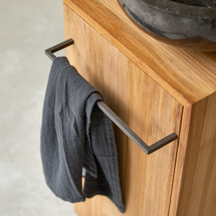 Tikamoon - Stelle - Massief teakhouten badmeubel links