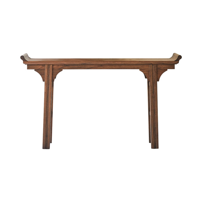 Tikamoon - Arun - Massief iepenhouten bijzettafel