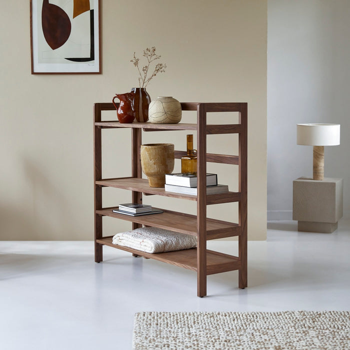 Tikamoon - Esmée - Hoog dressoir in notenhout