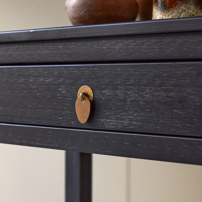 Tikamoon - Zenaka - Wengé bijzettafel met 2 laden