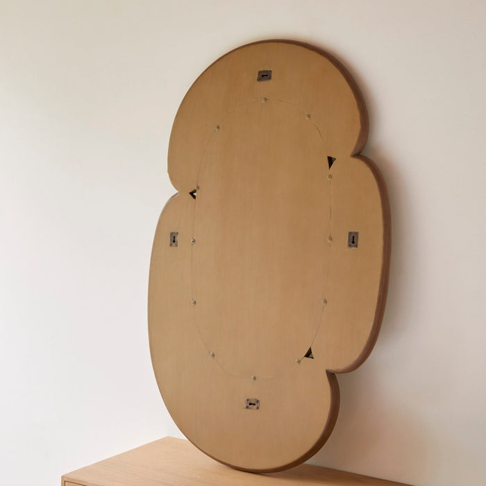 Tikamoon - Eda - Ovale spiegel in licht mindihout 115 x 75 cm