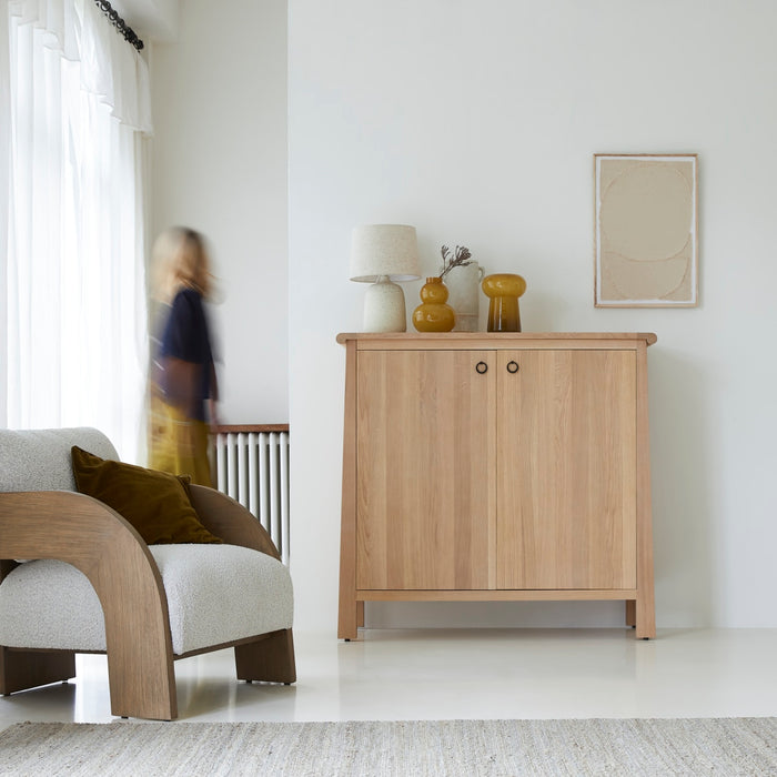 Tikamoon - Massief eiken dressoir 130 Volute