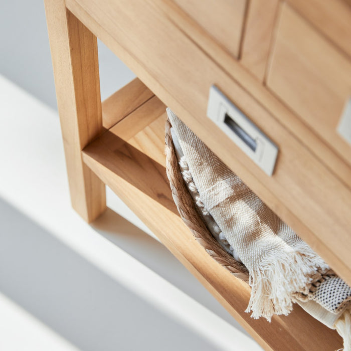 Tikamoon - Coffee Tek - Massief teakhouten bijzettafel