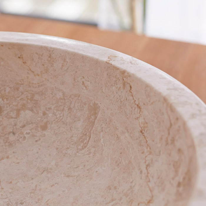 Tikamoon - Scrula  - Marmeren wastafel cream